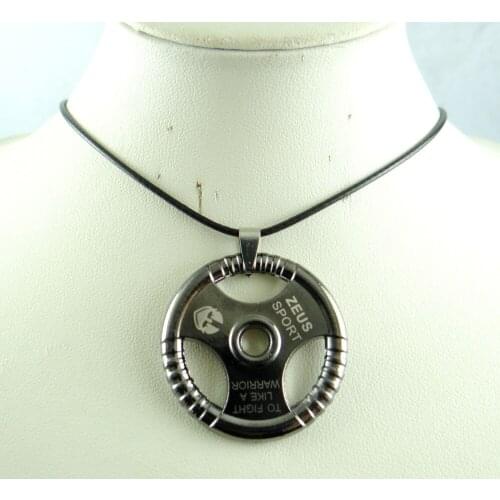 Fashion Alloy steering wheel Hanger Leather Chain Charm Ketting Sieraden Gift Amulet Mannen Vrouwen Sieraden 1 Pc