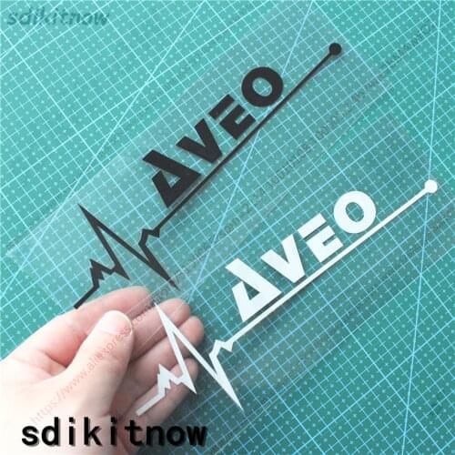 New 1pc Heart Car Decal Sticker Styling Windows Door Decoration For Chevrolet aveo t250 t300 sonic 2008 accessories custom text