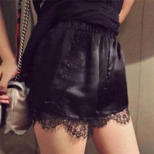 2016 New Design Spring Summer Black White Classic All Match Charming Lace Eyelashes Hot Safety Pants Underwear For Women