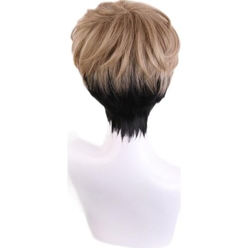 Anime Killing Stalking SangWoo Short Wig Cosplay Costume Heat Resistant Synthetic Hair Men Fashion Wigs