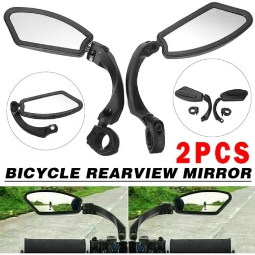 E-bike MTB Bicycle Universal Rearview Mirror Adjustable Degree 1 Pair Left & Right Rotate Mirrors Bicycle Accessories