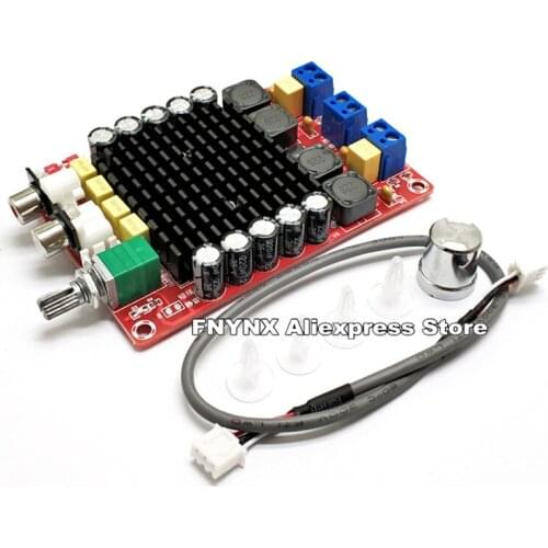 2PCS Tda7498 Digital Power Amplifier Board Dual Channel 100W+100W Automobile High Power DC14-34V