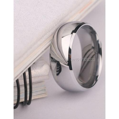 2021 Mirron Polished Tungsten Ring 8mm Width for Cool Boys No Fade Scratch Proof, Free Shipping, Engraving