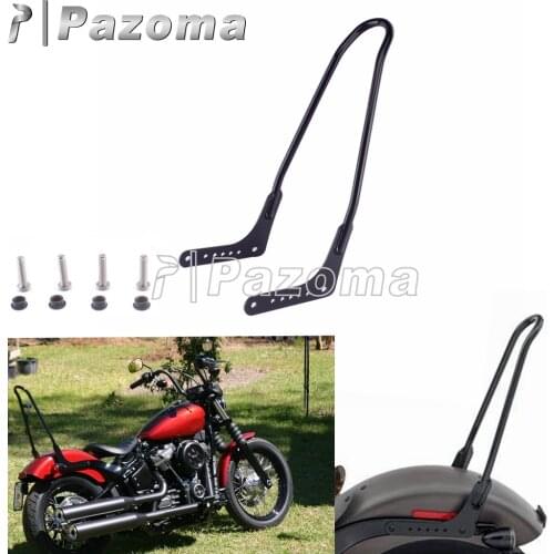 23" Tall Passenger Sissy Bar For Harley Softail Deluxe FLDE Electra Glide FLHC Heritage Classic FLHCS Slim FLSL Street Bob FXBB
