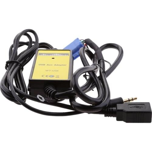 3.5mm Car USB Aux-in MP3 Player Radio Adapter For VW Beetle Seat Skoda