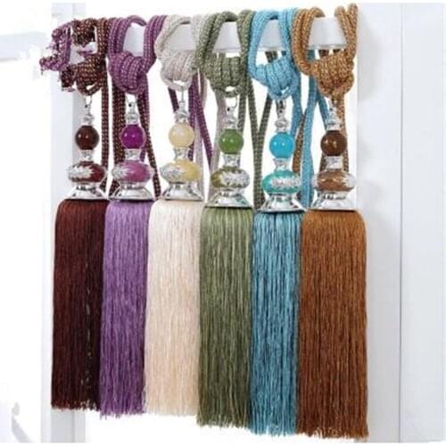 3Pcs/Set Fashion Luxury Curtain Tassel buckle Curtain bind belt tied rope European style Tassel curtain buckle Home decoration