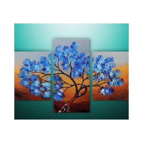 3pcs Hand Painted Canvas Painting-The Way You Make Me Feel-Modern Canvas Art Wall Decor-Landscape Oil Painting Wall Art