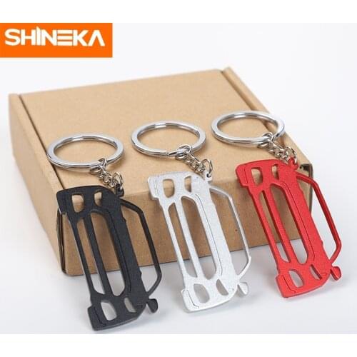 SHINEKA Aluminum alloy Accessories For Ford Mustang Car Keychain keyring Decoration Key Chain For Ford Mustang