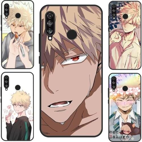 Bakugou katsuki aesthetic anime Case For Huawei P30 P20 P40 Pro Mate 10 20 Lite Nova 5T P Smart Z 2019 Honor 9X 8X 8A 10i