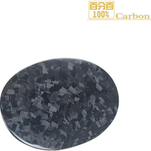 Stick on Type Forged Carbon Fiber Fuel Tank Cover for Alfa Romeo Giulia Sedan 4 Door 2017