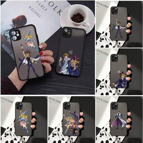Duel Monsters Yugi Muto ATEM Phone Case Matte Transparent for iPhone 7 8 11 12 s mini pro X XS XR MAX Plus cover funda