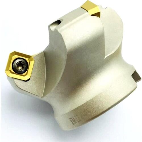 KM12 45 degree milling cutter head 50mm 63mm 80mm 100mm insert SEKT1204 SEMT1204 SEHT1204 external turning tool turning insert