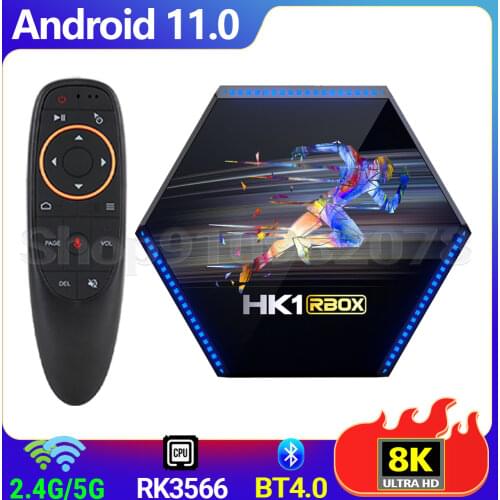 HK1 RBOX R2 RK3566 3566 2021 New Media Player Android 11 2.G/5.8G Dual Wifi LAN 1000M BT4.0 4K HD Set Top Box TV Box 8GB/4GB