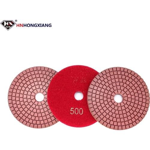 HNHONGXIANG Diamond Wet Polishing Pad Kit Professional Polishing Use Abrasive Tools for Granite Marble, Ceramic, Vitrified Tiles