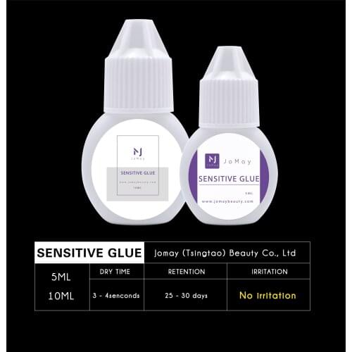 Individual Eyelash Glue Extension 3-4 Second Black Lashes Adhesive for False Eyelashes Extensions Sensitive Long Lasting