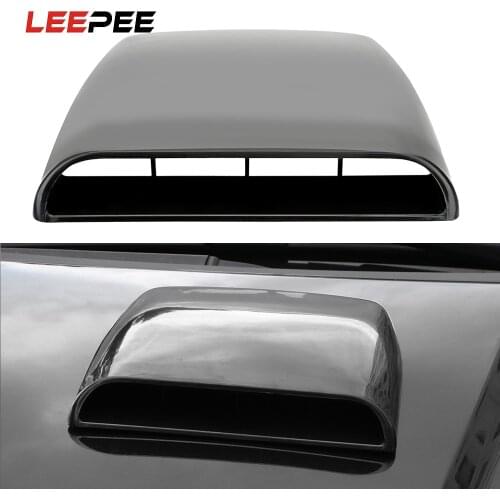 LEEPEE Universal Car Hood Scoop Air Flow Intake Vent Cover Air Outlet Cover Decoration Car Styling