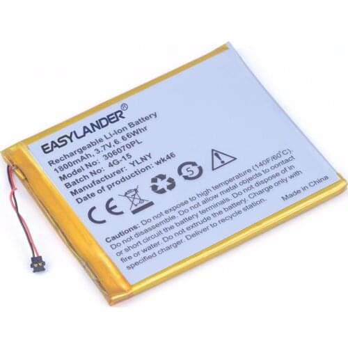 306070PL 3.7V 1800mAh Rechargeable Li-Polymer Li-ion Battery For GPS Tablet PC PocketBook 4G-15 / 4K-19 E-book 306070