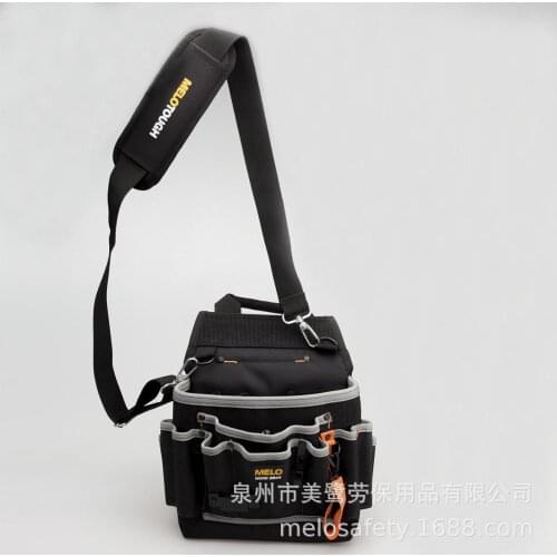 Oxford cloth multi-function jack drill pocket thickening three-layer hardware electrician bag handbag tool bag pocket