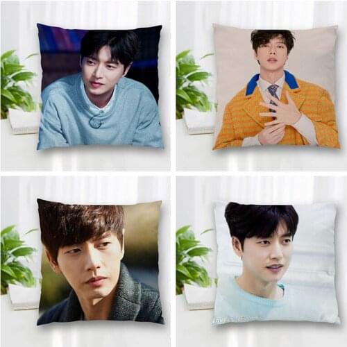 Custom Park Hae Jin Pillowcase With Zippered Bedroom Home Office Decorative Pillow Sofa Pillowcase Cushions Pillowcover
