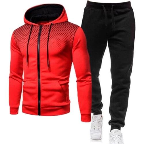 2021 New Autumn Winter Mens Sets Hoodies+Pants Harajuku Sport Suits Casual Sweatshirts Tracksuit Brand Sportswear SHIYIKU