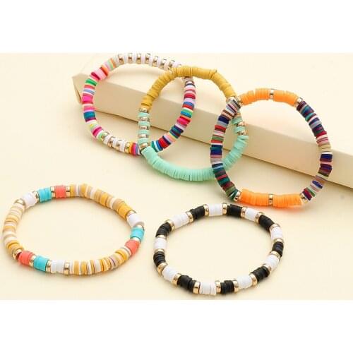 Wholesale New Colorful Women Bracelet Za Resin Elegant Vintage Charm Bracelet Streetwear Hand Chain Party Jewelry Accessories