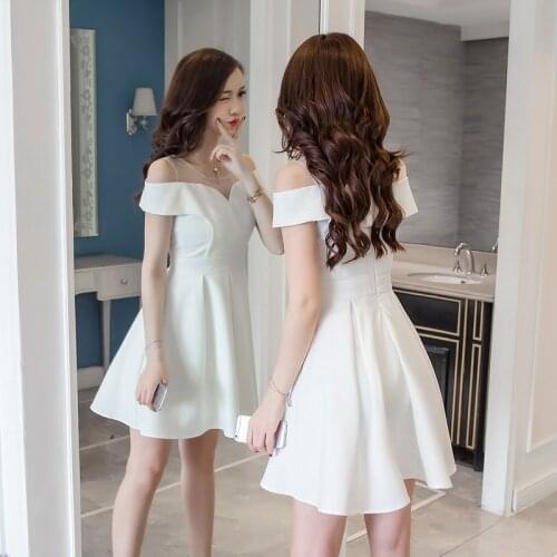 Off Shoulder Teenager Clothing Summer Big Girls Dresses White Teenage Clothing 12 14 16 18 20 Years Old Casual Formal Dress