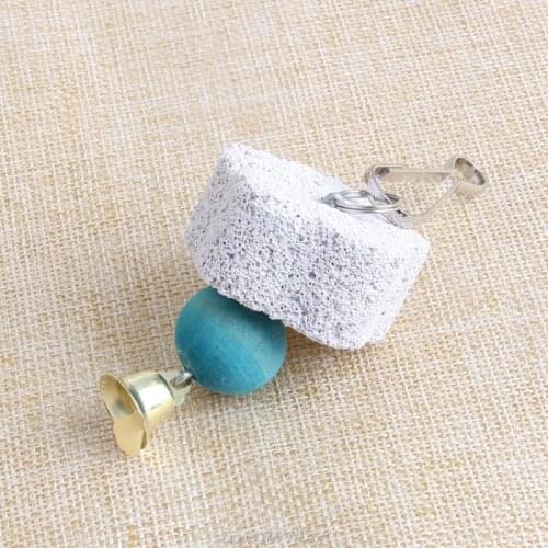 Parrot Mouth Grinding Stone Molars Stone Hanging String Chewing Toy For Birds F17 21 Dropshipping