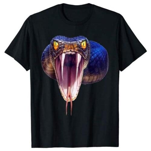 Scary Black Mamba Snake Halloween Costume Gift T-Shirt. Summer Cotton O-Neck Short Sleeve Mens T Shirt New S-3XL