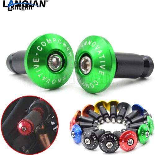Universal 7/8 22MM motorcycle handlebar end grips Anti Vibration Silder Plug for KAWASAKI ZX6 ZX9R ZXR400 ZZR600 Z1000 ZX10R