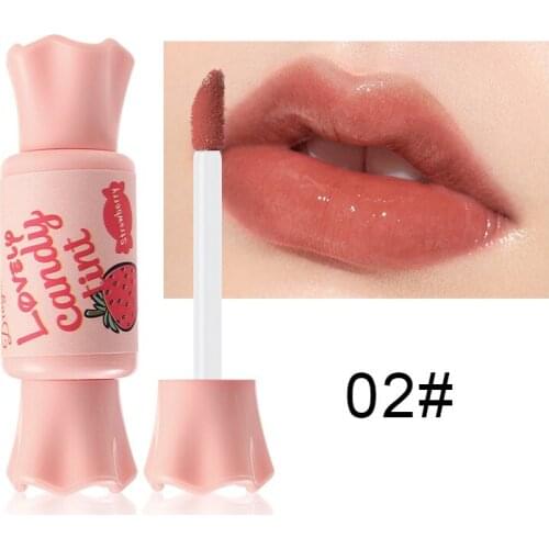 1PC Moisturizer Mirror Candy Lip Gloss Hydrating Makeup Sexy Candy Lipstick Lasting Shimmer Lips Korean Cute Candy Tint