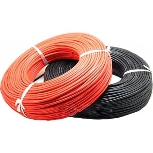 2x 3M 8 10 12 14 16 Gauge AWG Silicone Rubber Wire Cable Red Black Flexible Wonderful Gift
