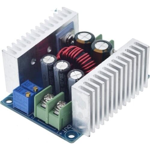 300W 20A DC-DC Buck Converter Step Down Module Constant Current LED Driver Power Step Down Voltage Module Electrolytic Capacitor
