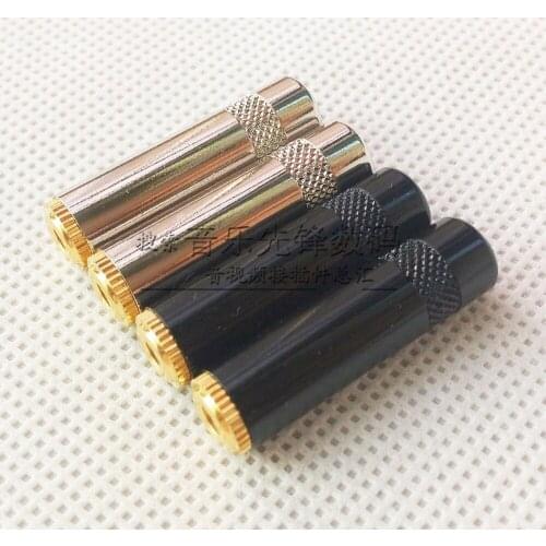 5pcs Network spent 3.5 stereo gold-plated 3.5 stereo female assembly with metal clamp assembly female 3.5 stereo female