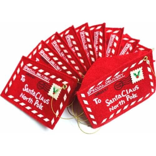 5pcs Christmas decoration For Home Envelope Christmas Cards Candy Bag Decorations Christmas Gifts For Friends Christmas Supplies