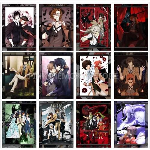 5D DIY Wenhao Stray Dog Anime Diamond Mosaic Diamond Painting Diamond Mosaic Full Diamond Embroidery Living Room Home Decor