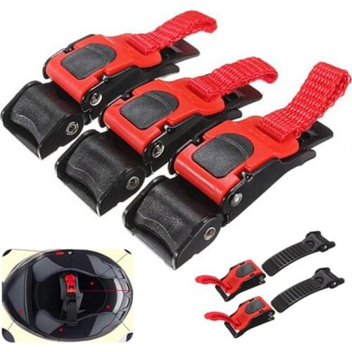 85% Hot Sales!!! 3Pcs Motorcycle Bike Plastic Quick Release Helmet Pull Chin Strap Buckle Clip