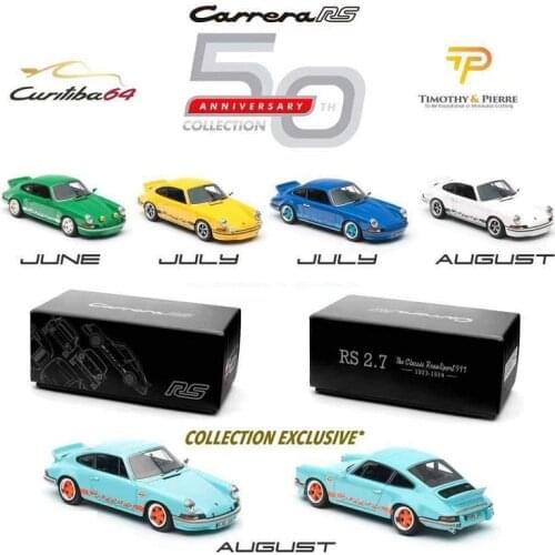 Timothy & Pierre TP x Curitiba64 1:64 911 Carrera RS 2.7 Resin Model Car