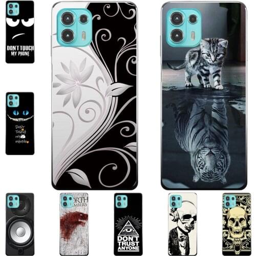 For Motorola Edge 20 Lite Pro 2021 6.7 inch Phone Cases Soft TPU Mobile Cover Cute Fashion Cartoon Painted Shell Bag