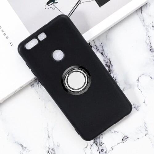 For Huawei Honor 8 Back Ring Holder Bracket Phone Case Cover Phone TPU Soft Silicone Cases ON Huawei Honor8 5.2"