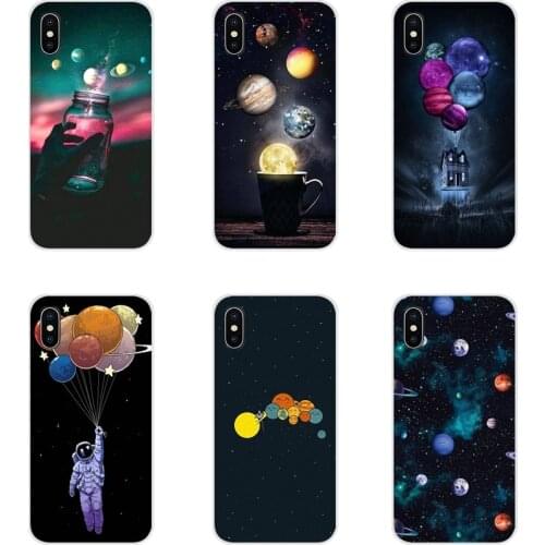 For Samsung A10 A30 A40 A50 A60 A70 M30 Galaxy Note 2 3 4 5 8 9 10 PLUS Space Solar System Planets Accessories Phone Cases Cover