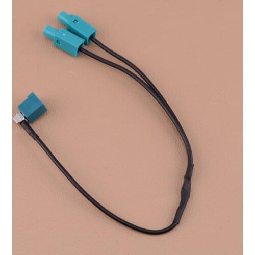 Fakra Z Car 2 Male Fakra to 1 Fakra Female Car Radio Aerial Antenna Adapter Y Style fit for VW SKAA-53A