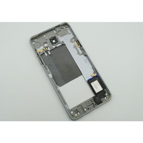 Middle Plate Frame Bezel Housing+Side Button+Camera Glass Lens For Samsung Galaxy A5 2016 SM-A510F A510 A510F A510M