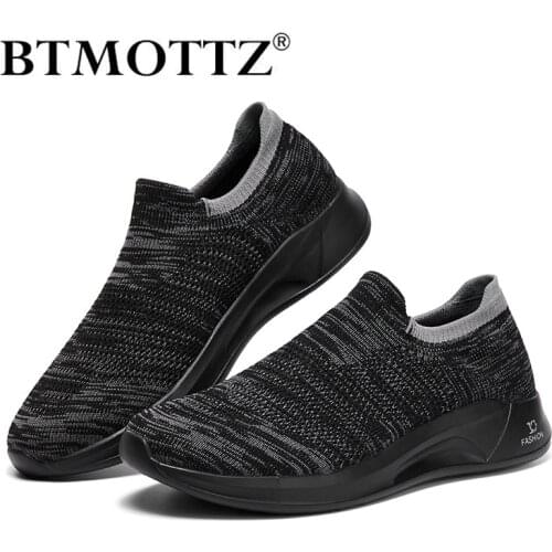 Summer Men Casual Shoes Breathable Sneakers Men Lightweight Outdoor Walking Shoes Trainers Slip-on Loafers Men Zapatillas Hombre