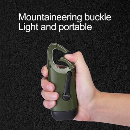 Mini Emergency Hand Crank Solar Flashlight Portable Lanterna Rechargeable LED Light Lamp Charging Powerful Torch Camping Light