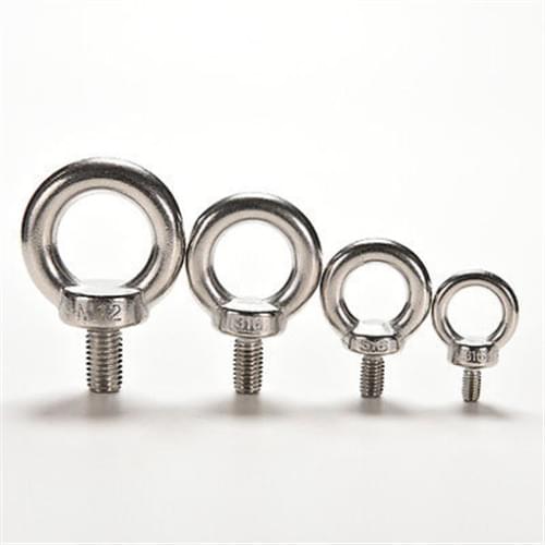 Stainless Steel Shoulder Machinery Eye Bolt Nut M3, M4, M5, M6, M8, M10, M12, M14, M16, M20