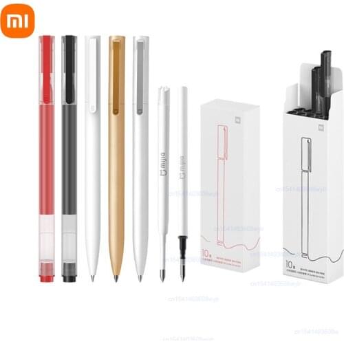 Original Xiaomi Mijia Sign 9.5mm Sign PEN PREMEC Smooth Switzerland Refill MiKuni Japan Ink add Mijia Black Refill