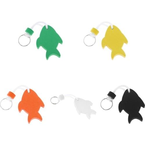 Fish Floating Keyring Safety Key Holder for Swim Pool Sea Ocean Boat Sailing Surfboard Water Sports Floatable Key Holder