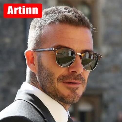 2019 Half Frame Sun Glasses Polarized Sunglasses Men Women RB3016 Design Semi Rimless Classic Men Sunglasses Oculos De Sol UV400