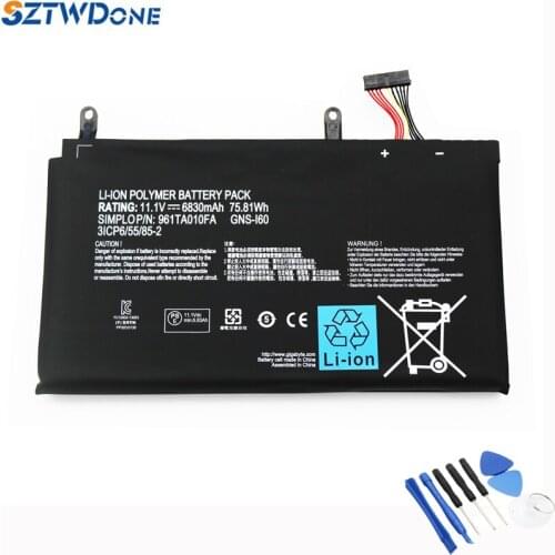 SZTWDONE GNS-I60 New Laptop battery For GIGABYTE P35K P37X P57X P35G P35N P35W P35X P37W P57W 961TA010FA GNS-160