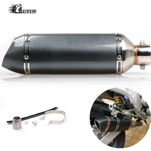 Universal Modified Motorcycle Exhaust Pipe Muffler Exhaust Moto Escape Universal Most motorcycle ATV Scooter For Honda NC750X